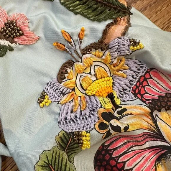 Agua Bendita Becca Varenna Reversible One Piece Swimsuit Large - Picture 8 of 11